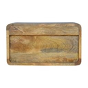 Comodino a fessura aperta con curva fluttuante