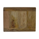 Comodino sospeso a 2 cassetti in rovere