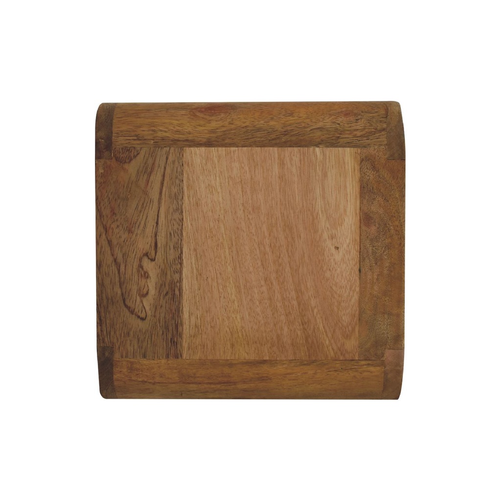 Comodino sospeso Mini Curve in rovere