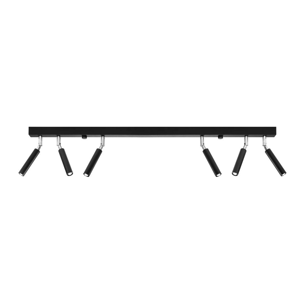 EYETECH 6 ceiling light black