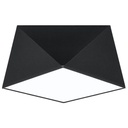 Lampada a soffitto HEXA 25 nero