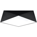 Lampada da soffitto HEXA 45 nero