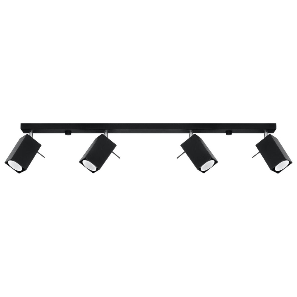 Lampada a soffitto MERIDA 4L nero