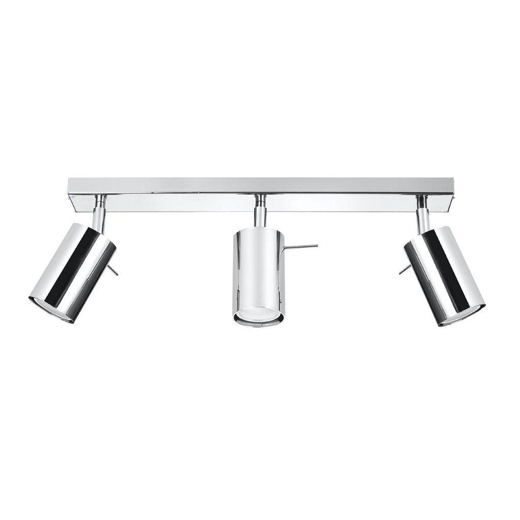 [SL.0729] RING 3 ceiling light chrome