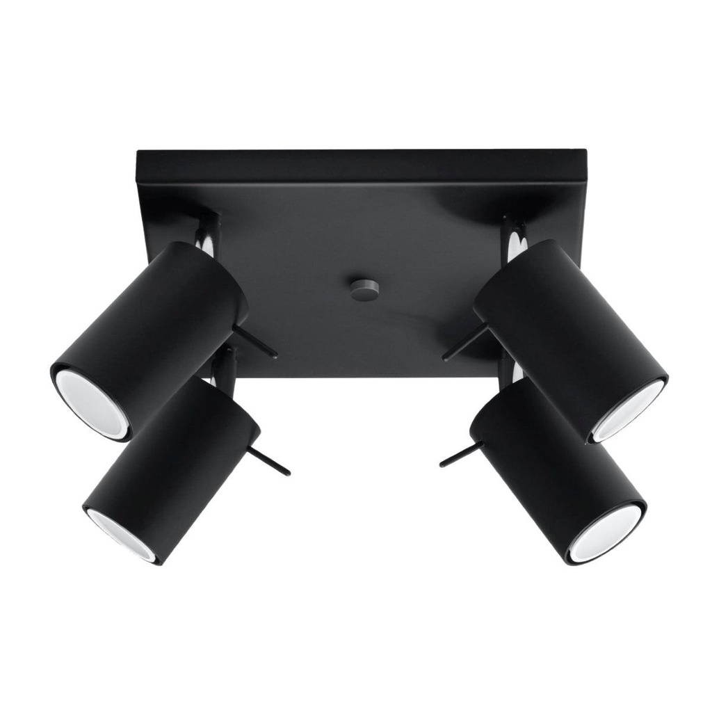 RING 4 ceiling light black