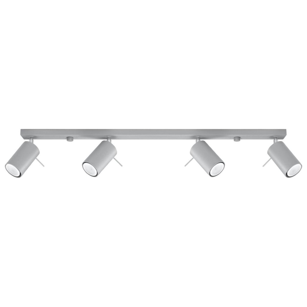[SL.0453] RING 4L ceiling light grey