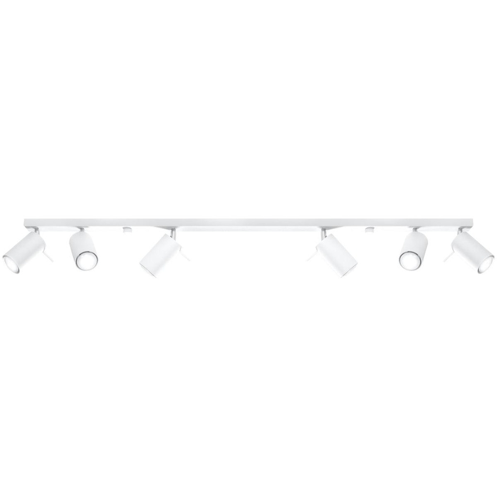 Lampada da soffitto RING 6L Bianco