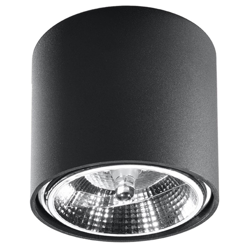 Lampada a soffitto TIUBE nero