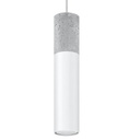 Lampada a sospensione BORGIO 1 bianco