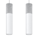 BORGIO 2 pendant lamp white