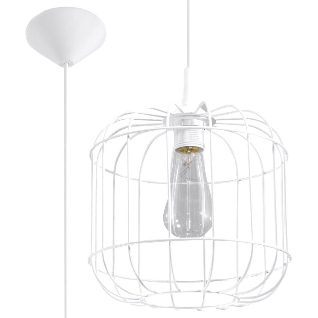 Lampada a sospensione CELTA bianco