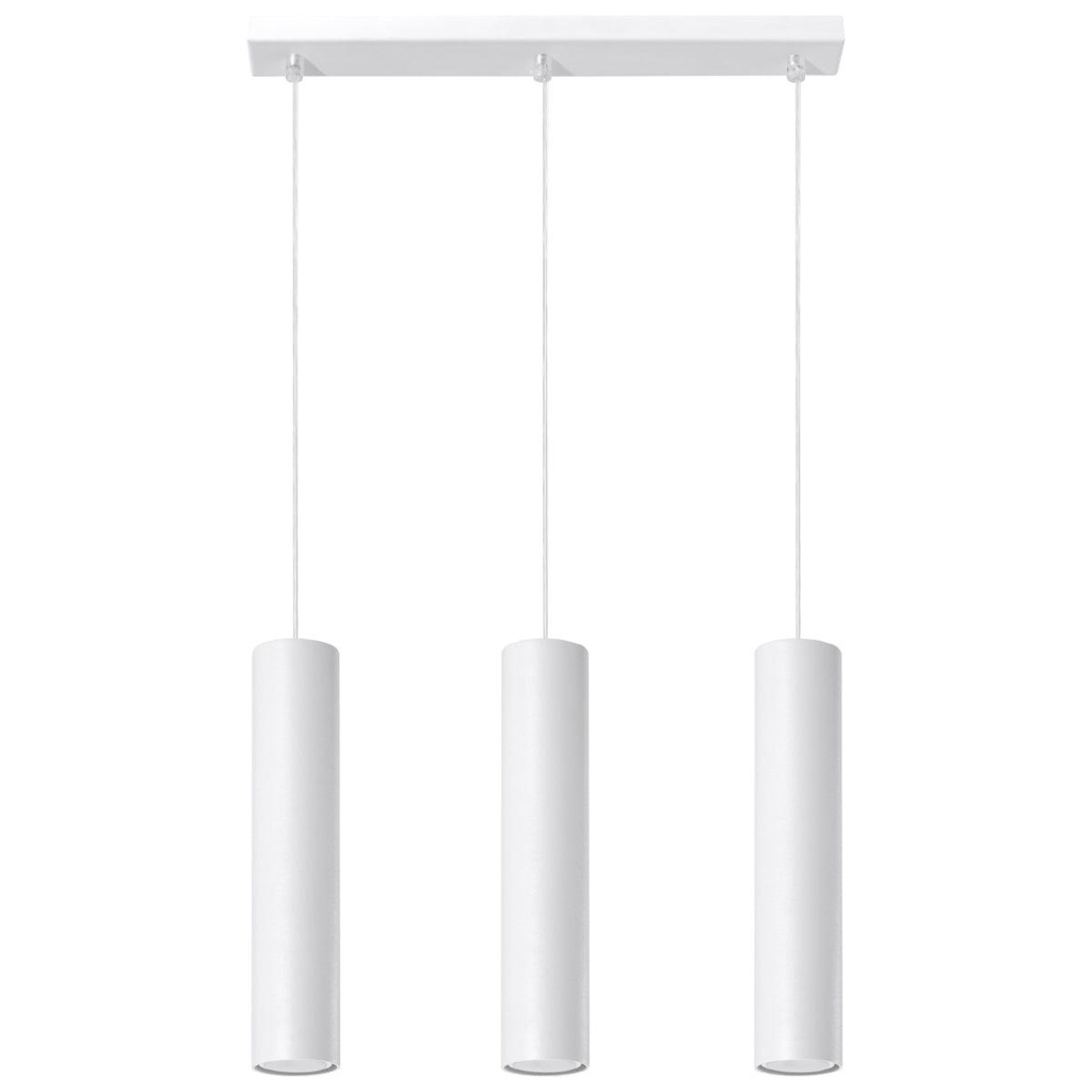 LAGOS 3L pendant lamp white