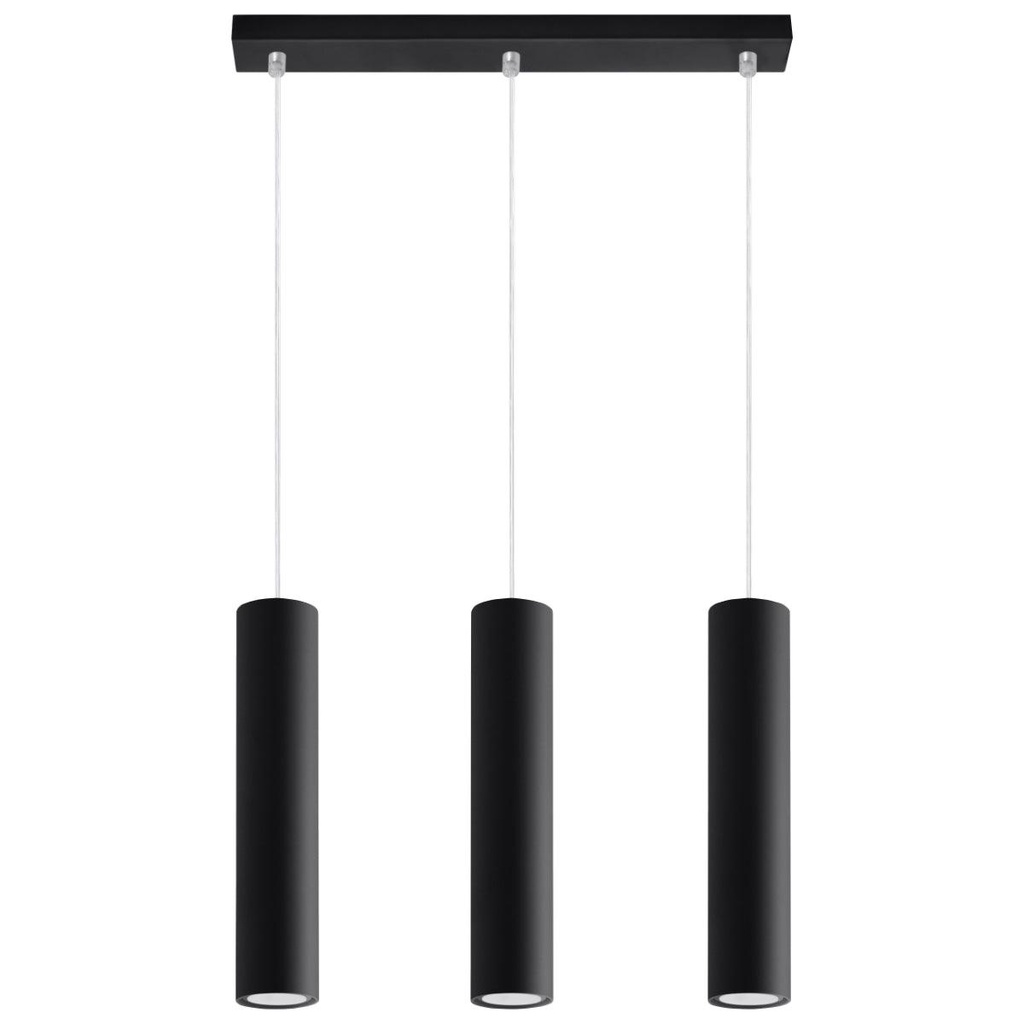 [SL.0329] Lampada a sospensione LAGOS 3L nero