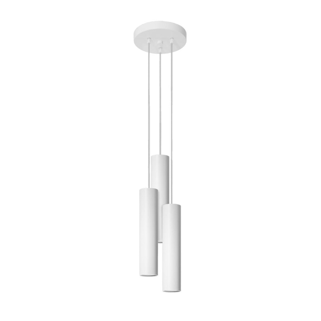 LAGOS 3P pendant lamp white
