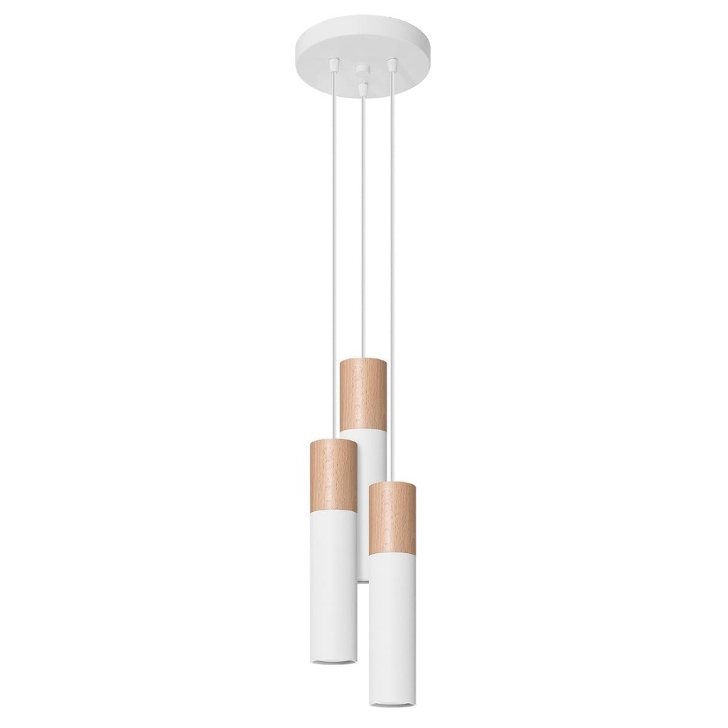 PABLO 3P pendant lamp white