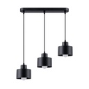 SAVAR 3 Black Suspension Lamp
