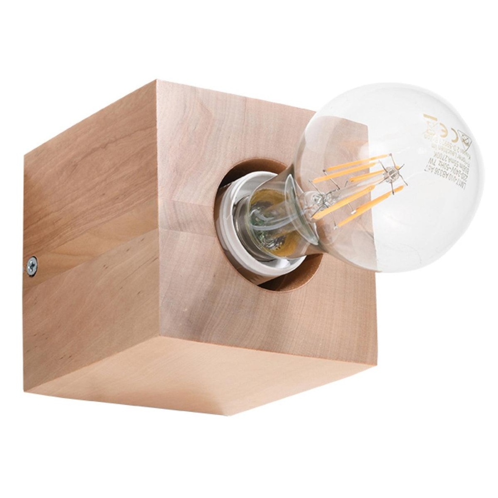 ARIZ wall lamp in natural wood