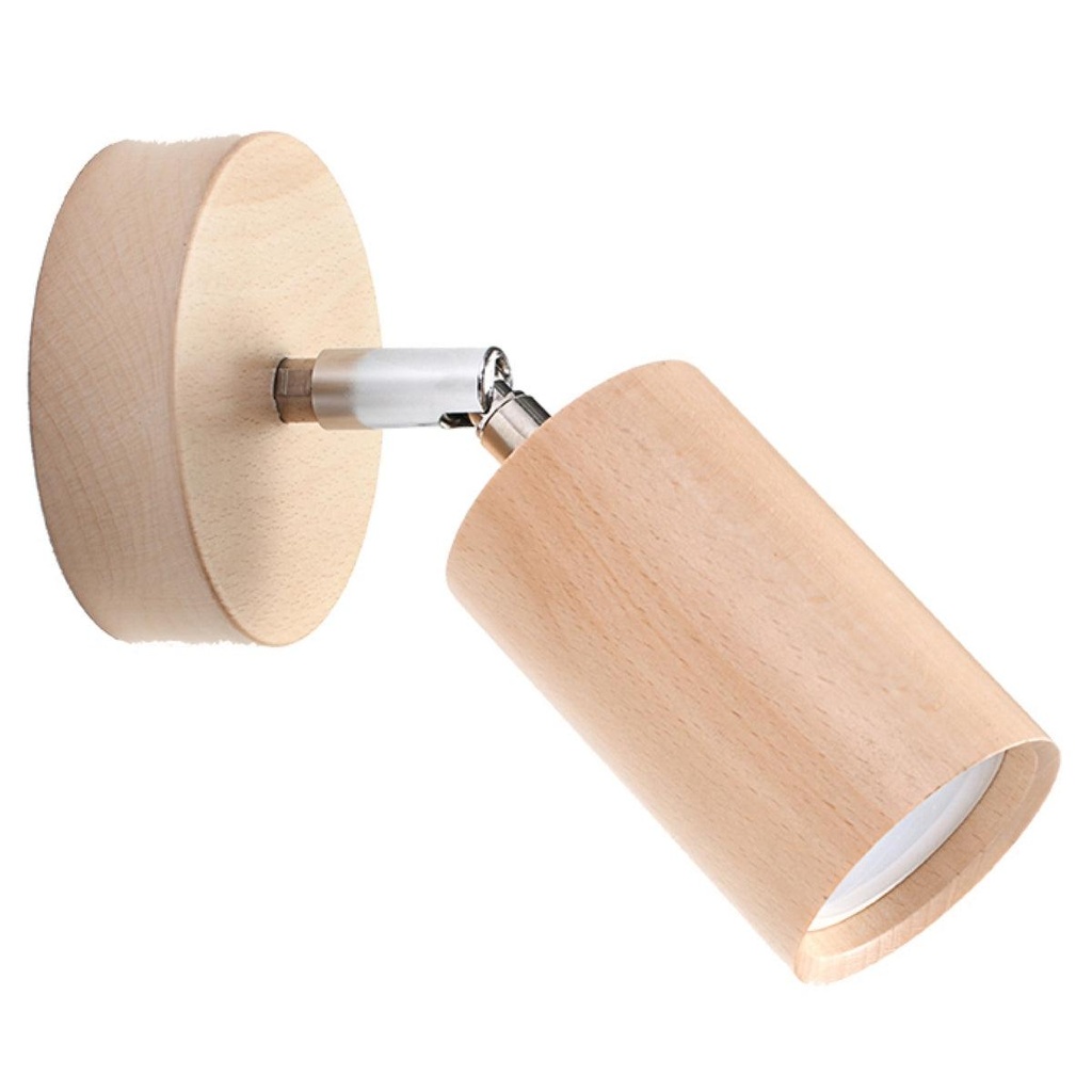 Lampada da parete BERG in legno naturale