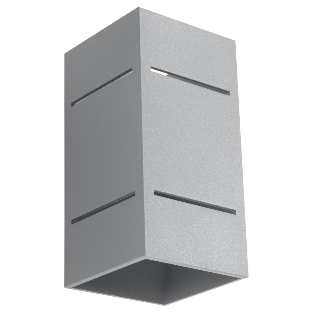 [SL.0479] Lampada da parete BLOCCO grigio