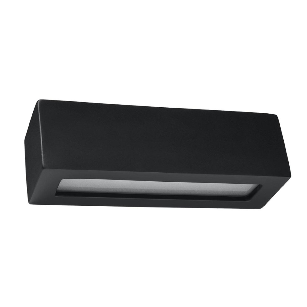 VEGA ceramic wall lamp black