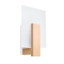 Lampada da parete LAPPO in legno naturale