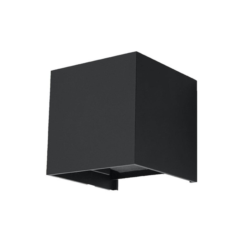 Lampada da parete LUCA nero LED IP54