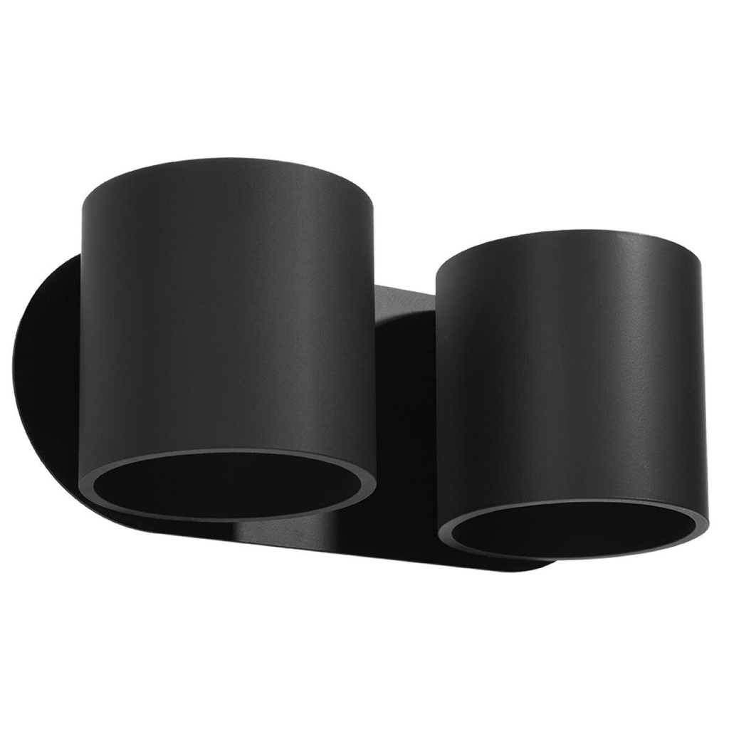 Lampada da parete ORBIS 2 nero