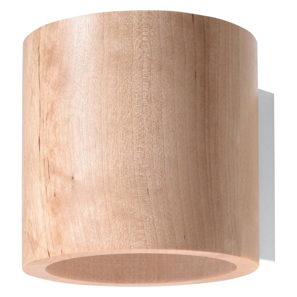 Lampada da parete ORBIS in legno naturale
