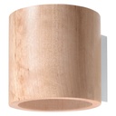 ORBIS wall lamp in natural wood