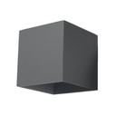 Lampada da parete QUAD 1 antracite