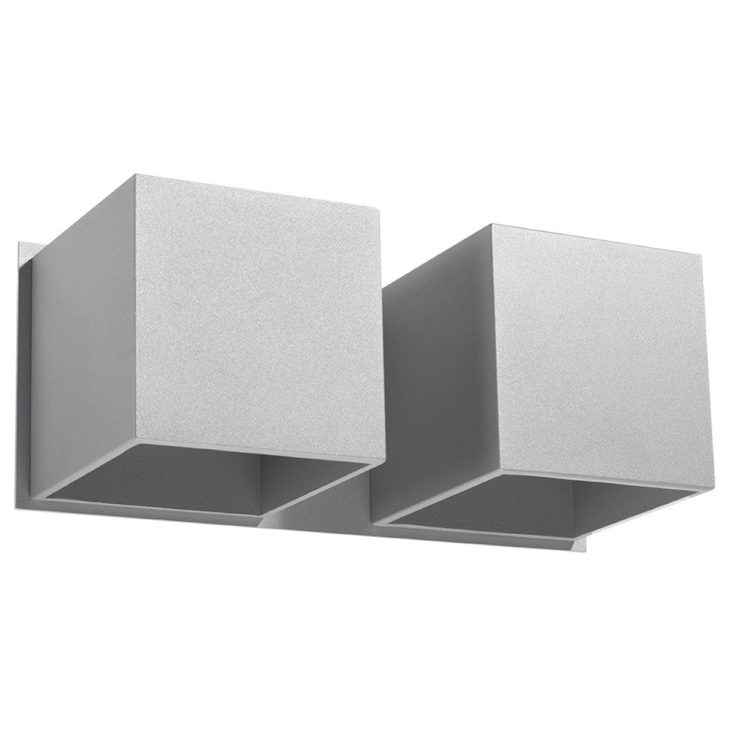 QUAD 2 wall lamp grey