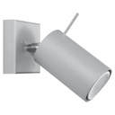 Lampada da parete RING 1 grigio