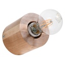 SALGADO wall lamp in natural wood