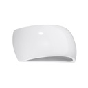 Lampada da parete verniciata PONTIUS bianco lucido