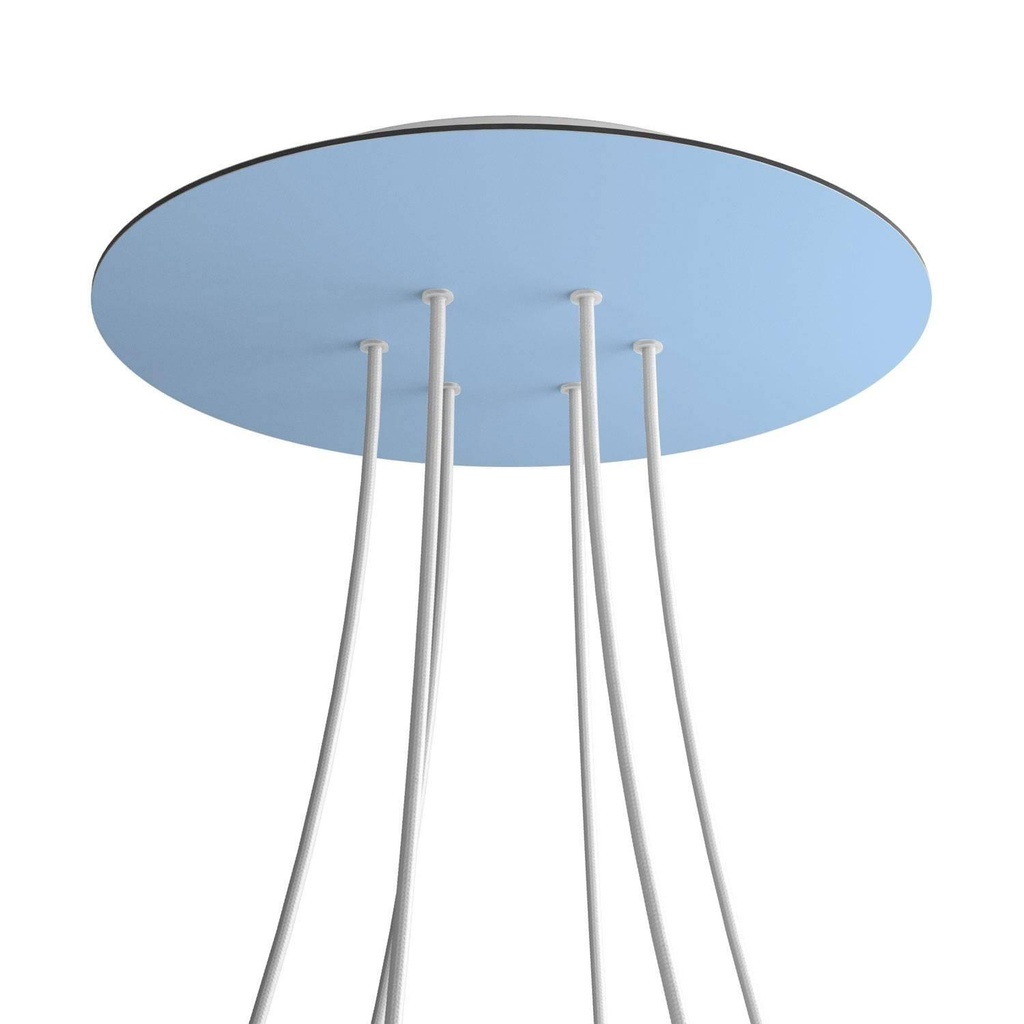 Rose-One XXL rosette round, 400 mm diameter with 6 holes and 4 holes