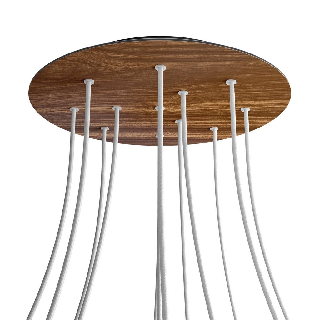 Rosone XXL Rose-One rotondo, diametro 400 mm con 12 fori e 4 fori