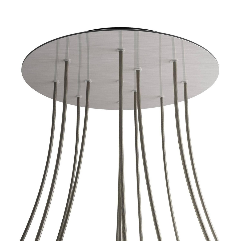 Rosone XXL Rose-One rotondo, diametro 400 mm con 12 fori e 4 fori