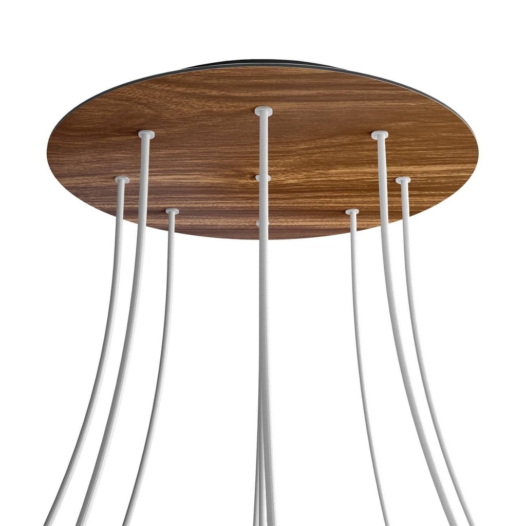 Rose-One XXL rosette round, 400 mm diameter with 9 holes and 4 holes