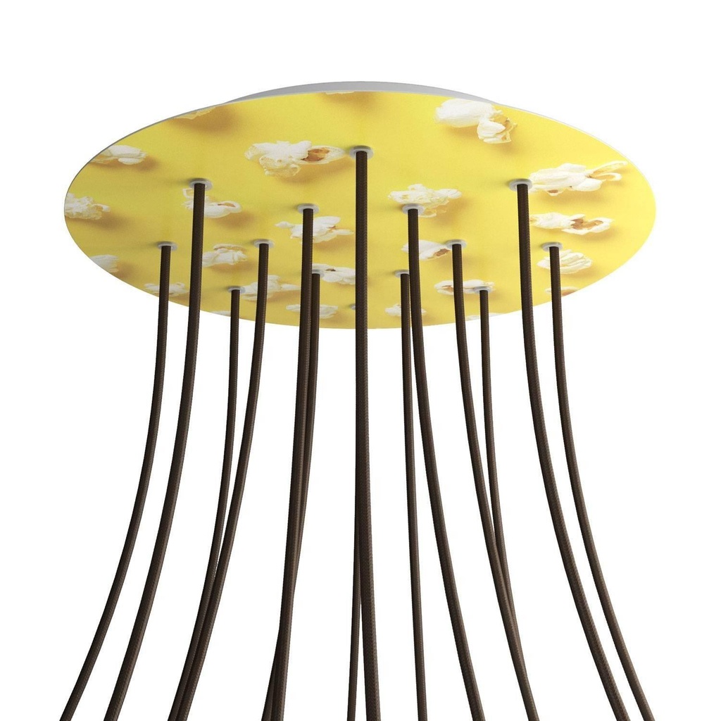 Rose-One XXL rosette round, diameter 400 mm with 14 holes and 4 bores