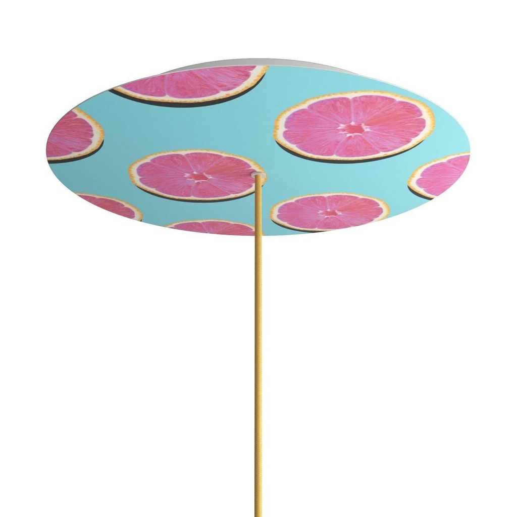 Rosone XXL Rose-One rotondo, diametro 400 mm con 1 foro e 4 fori