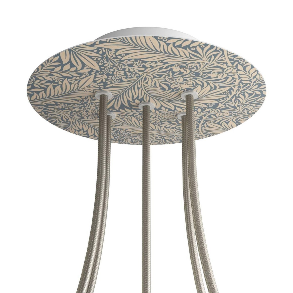 Rose-One round rosette, diameter 200 mm with 5 holes and 4 holes