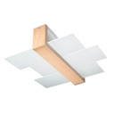 FENIKS 2 ceiling light in natural wood