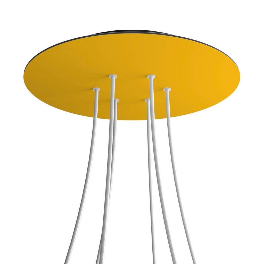 Rosone XXL Rose-One rotondo, diametro 400 mm con 6 fori e 4 fori