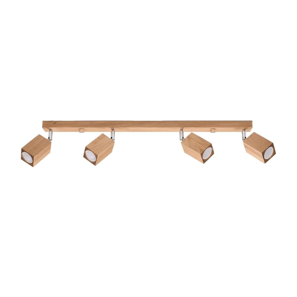 KEKE 4 oak ceiling light