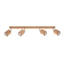Lampada da soffitto KEKE 4 rovere