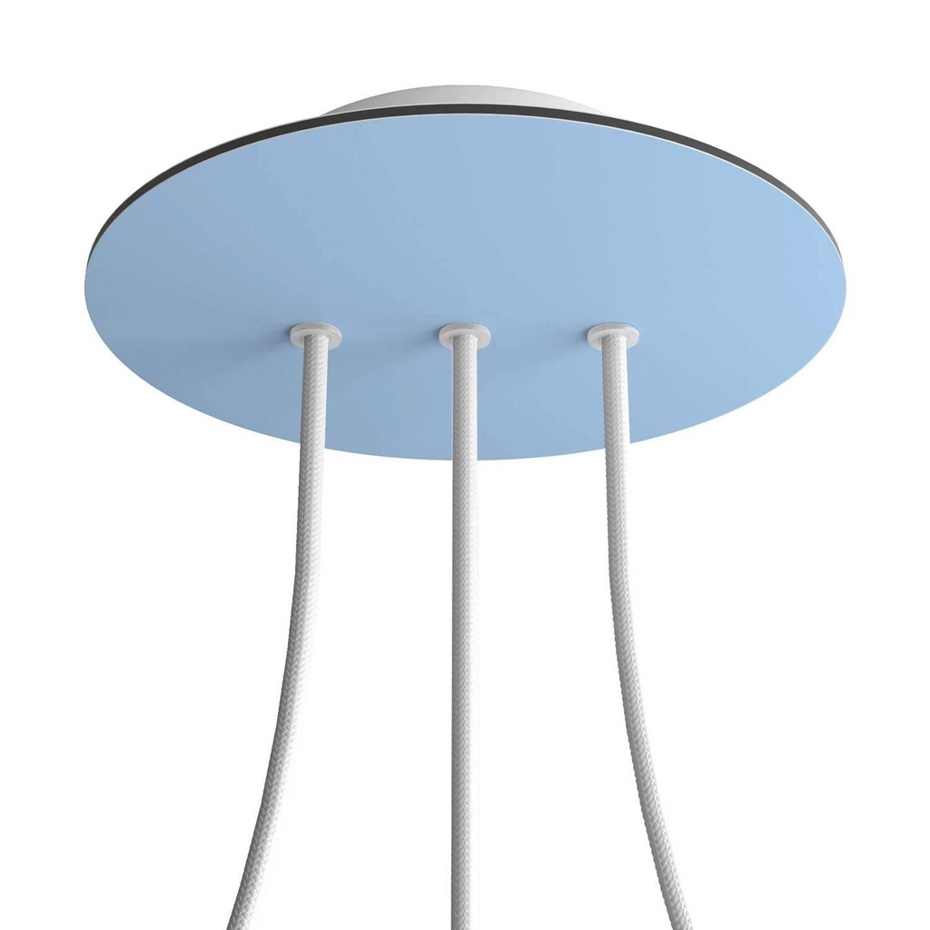 Rose-One round rosette, diameter 200 mm with 3 holes in line and 4