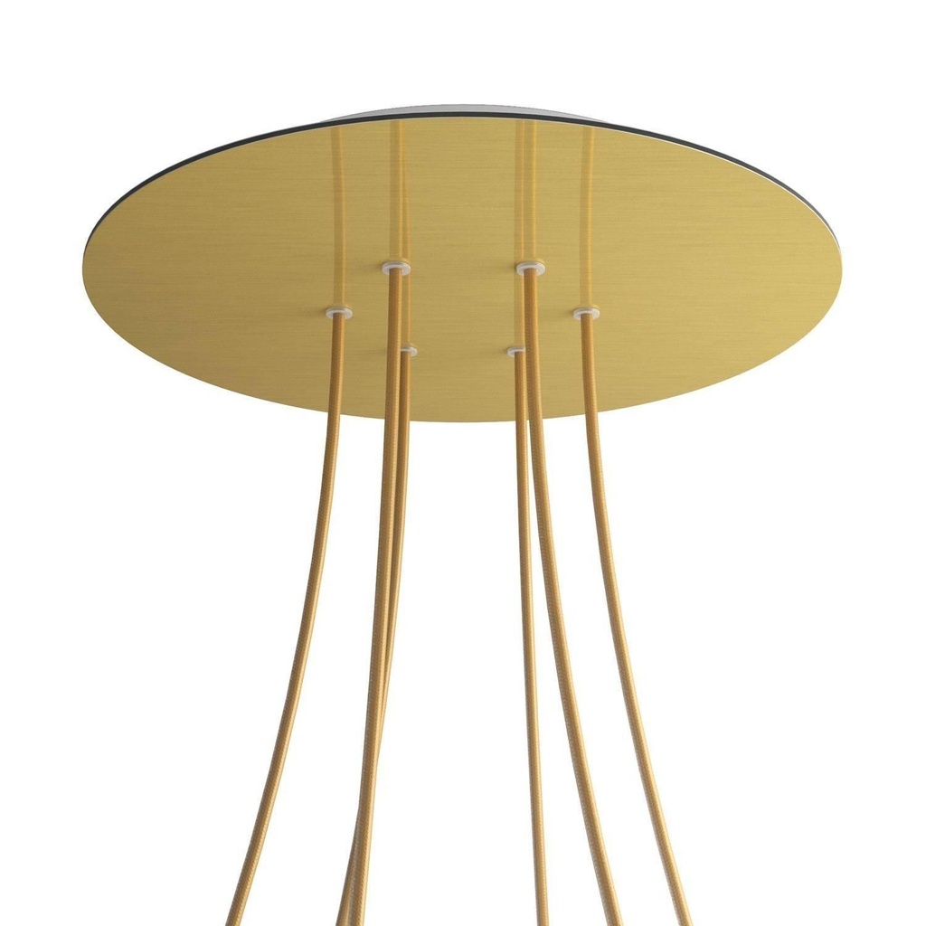 Rose-One XXL rosette round, 400 mm diameter with 6 holes and 4 holes