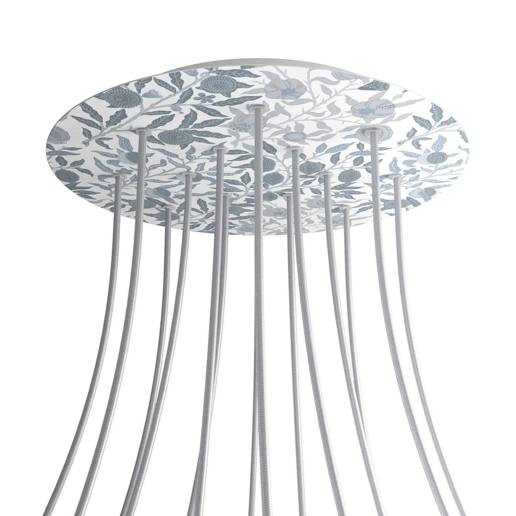 Rosone XXL Rose-One SMART rotondo, diametro 400 mm con 14 fori -