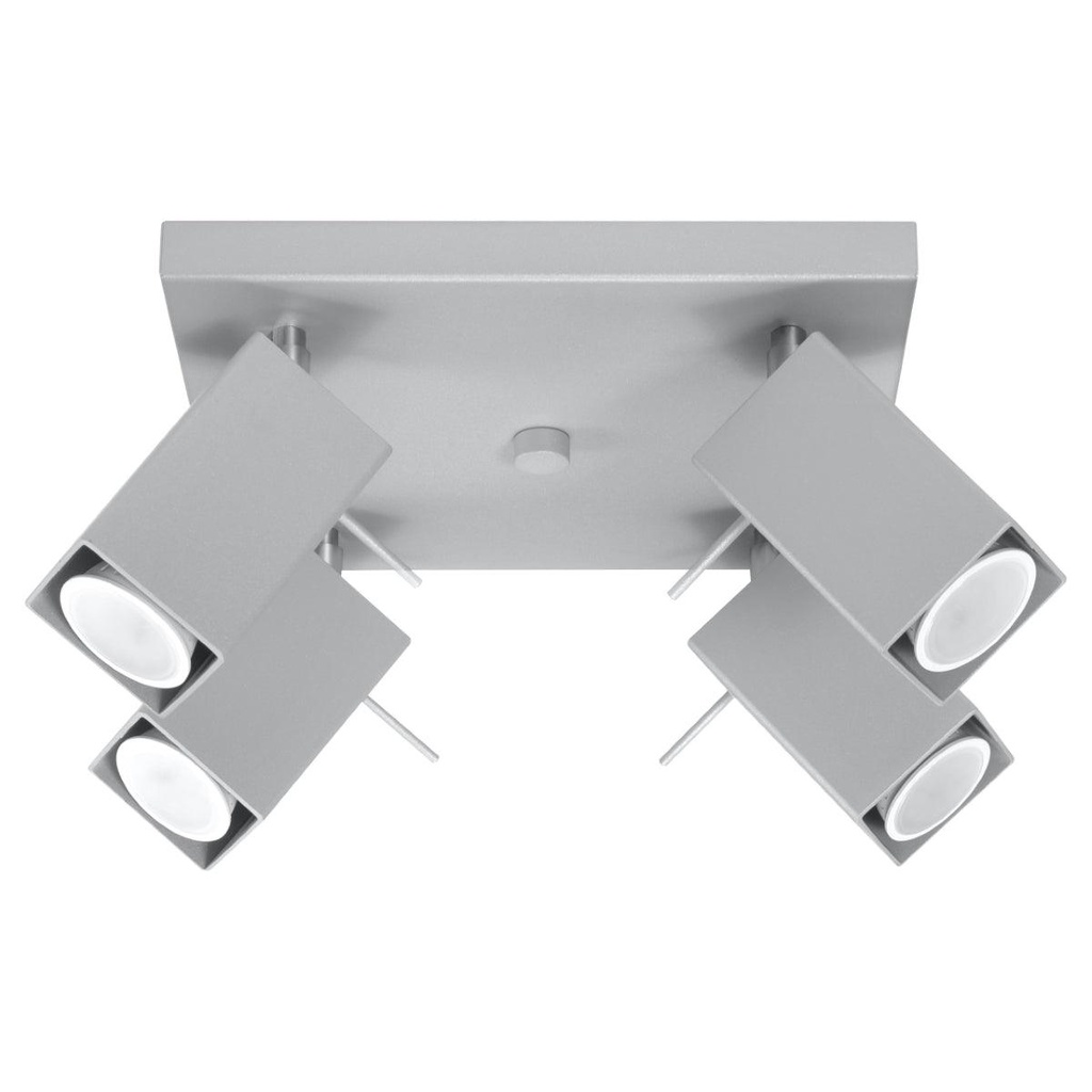 Lampada da soffitto MERIDA 4 grigio