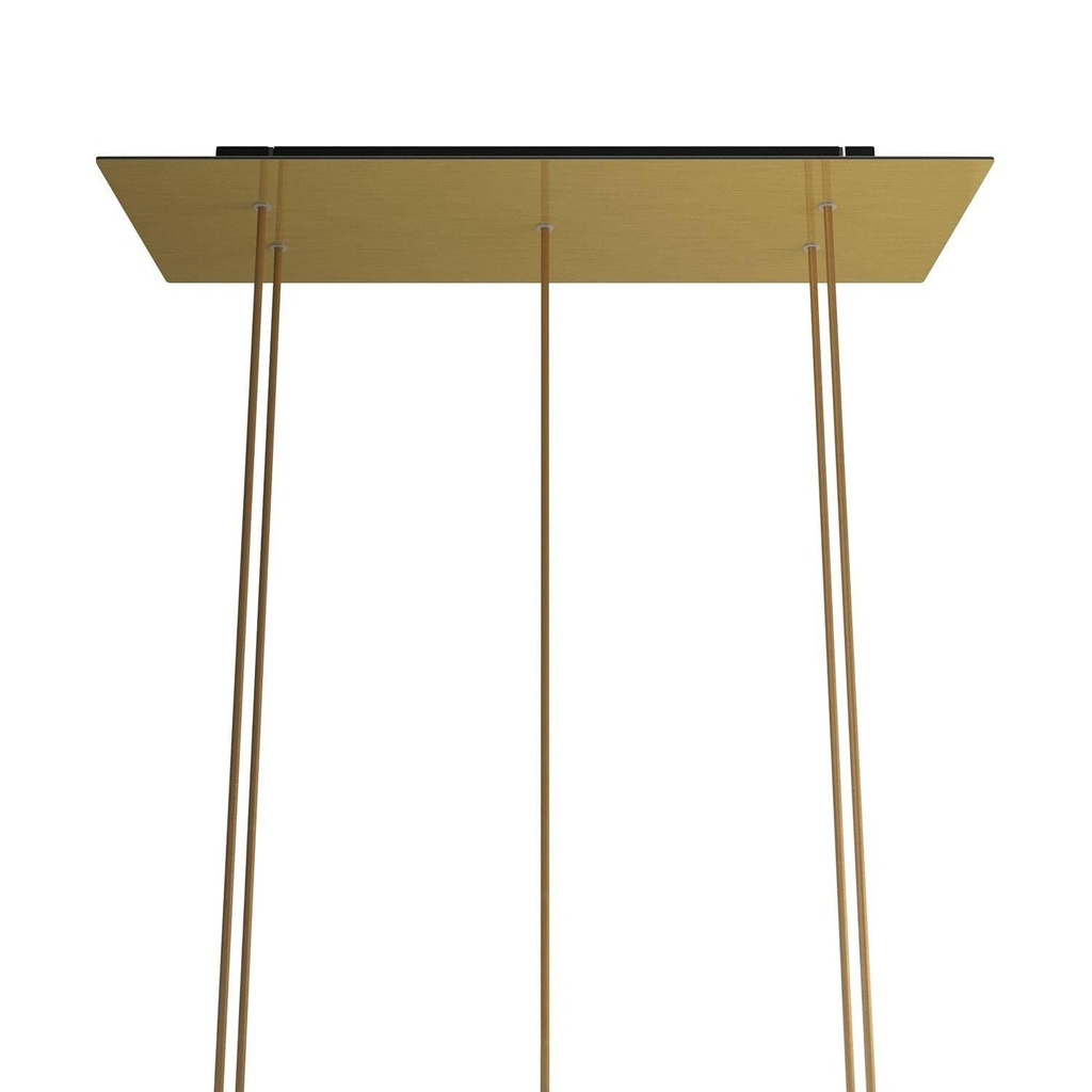 Rosone XXL Rose-One rettangolare a 5 fori e 6 fori laterali,